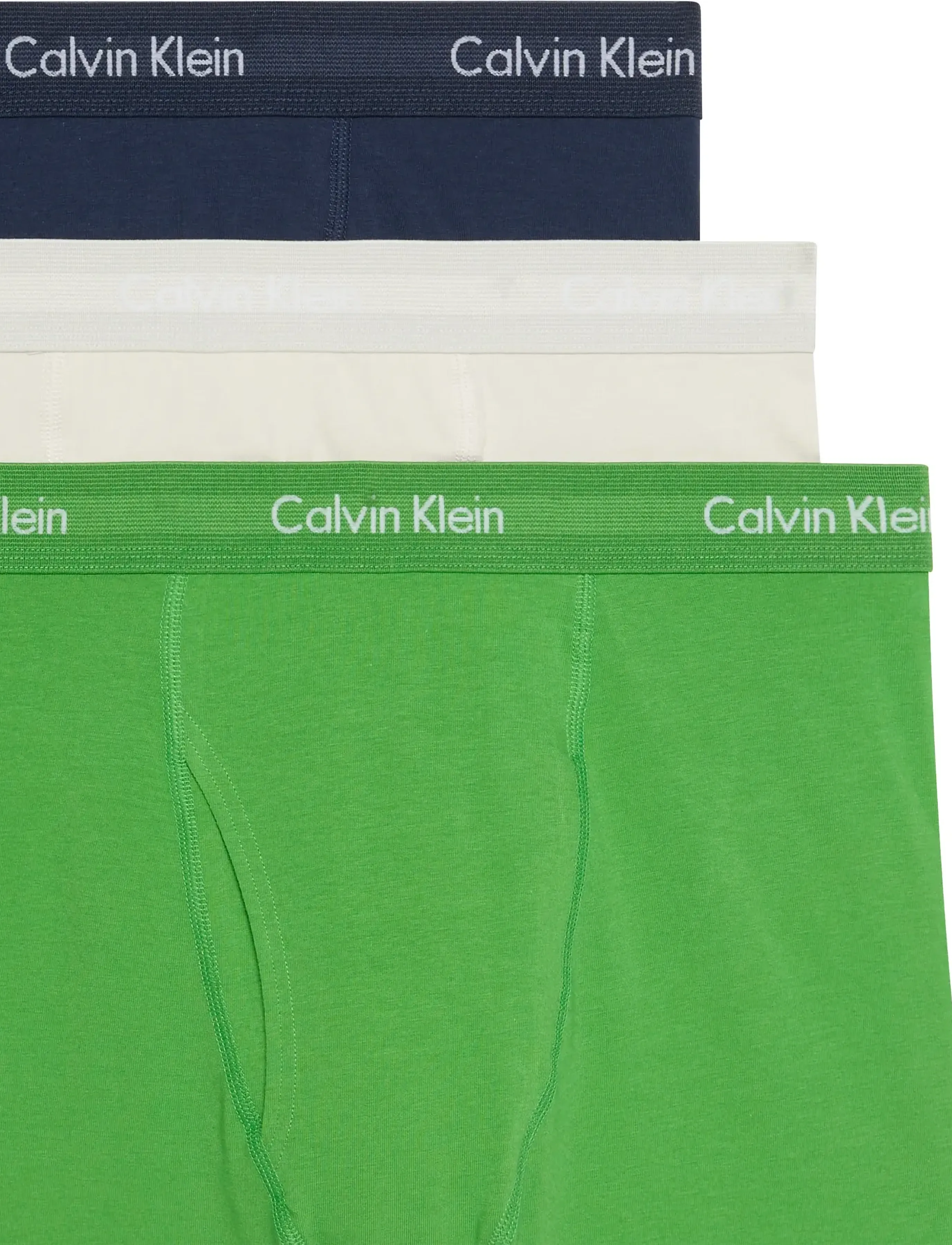 Calvin Klein - TRUNK 3 PK - boxer briefs - blue shadow supreme green chalk - 1
