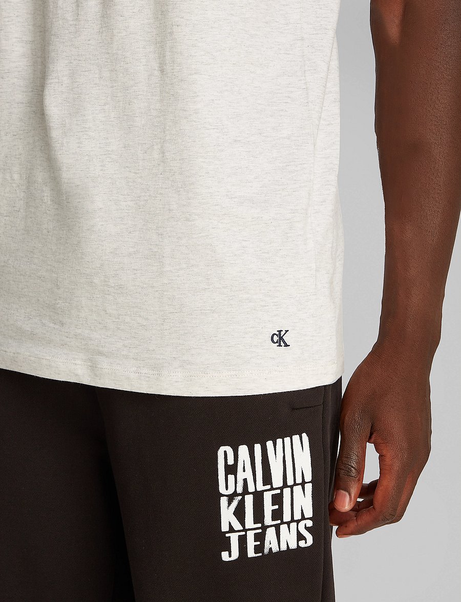 Calvin Klein - S/S CREW NECK 3PK - multipack t-shirts - shoreline, snow hthr, lively teal - 2