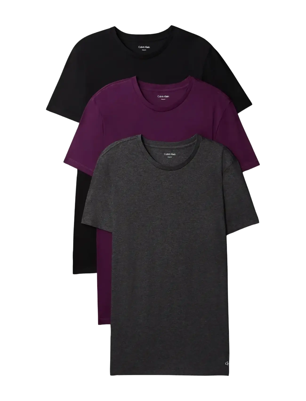 BLACK W  WHITE EMB  DARK PURPLE W