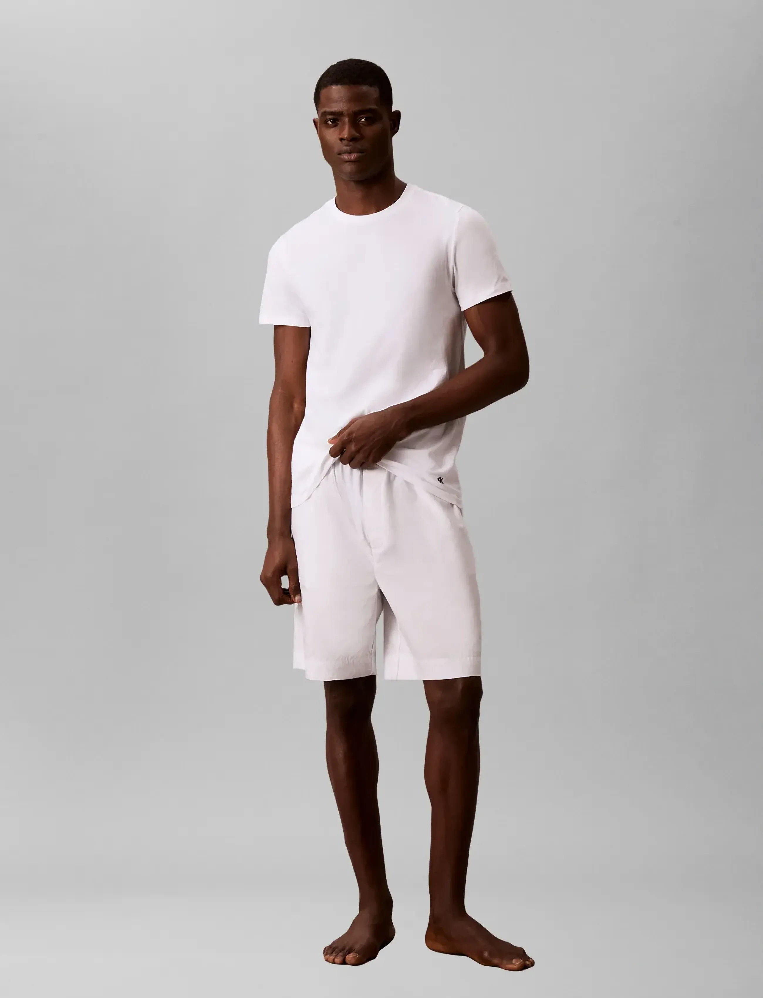 Calvin Klein S/S CREW NECK 3PK - T-Shirts im Multipack - HORIZON PINK SHORELINE WHITE / multi