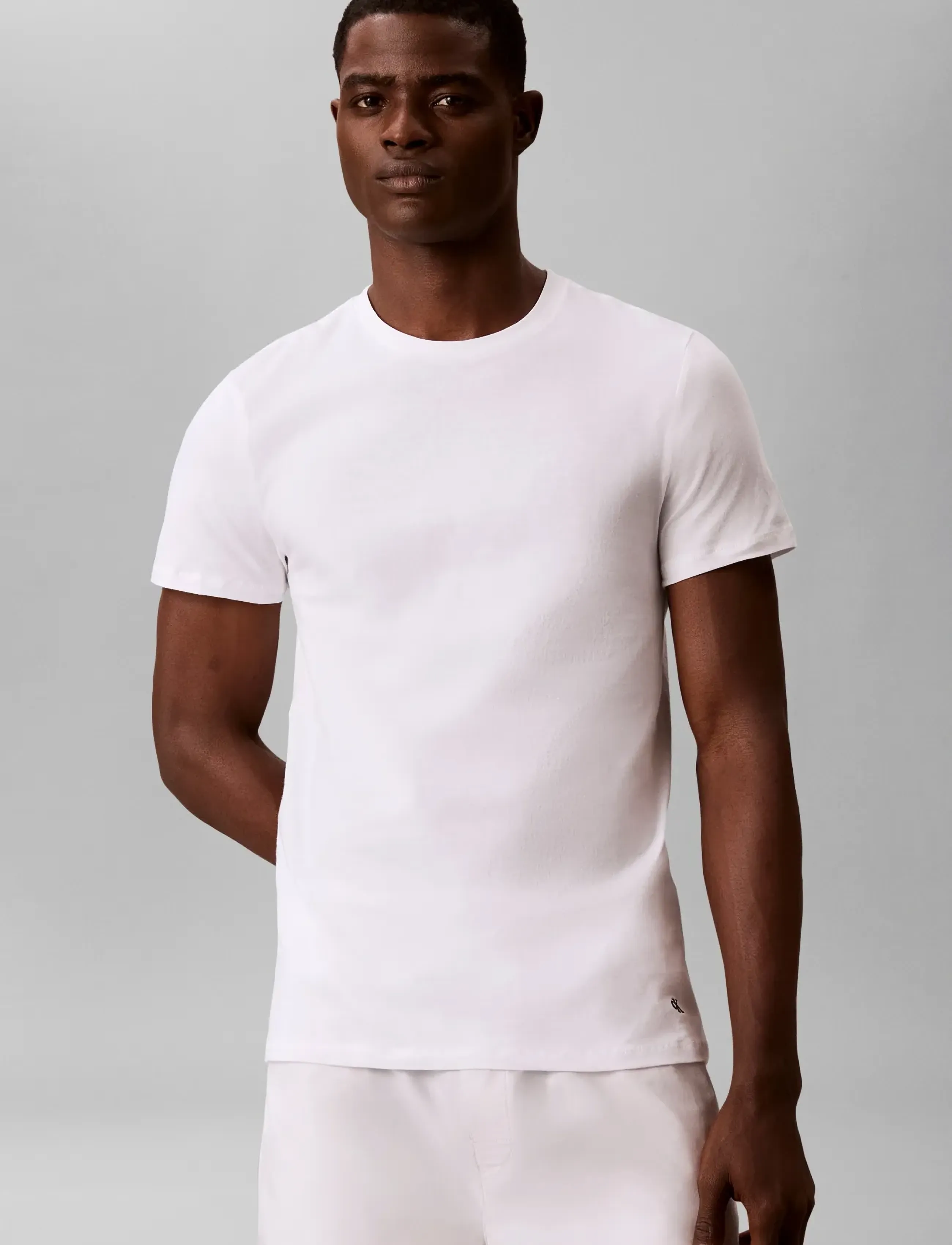 Calvin Klein - S/S CREW NECK 3PK - multipack t-shirts - horizon pink shoreline white - 2
