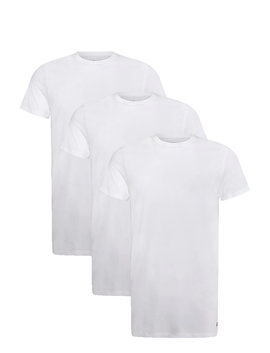 Calvin Klein - S/S CREW NECK 3PK - multipack t-shirts - white white white - 1
