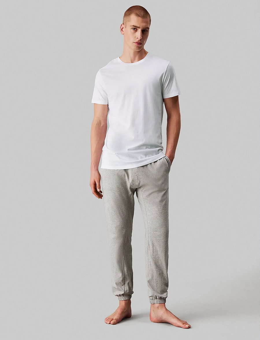 Calvin Klein - S/S CREW NECK 3PK - multipack t-shirts - white white white - 0