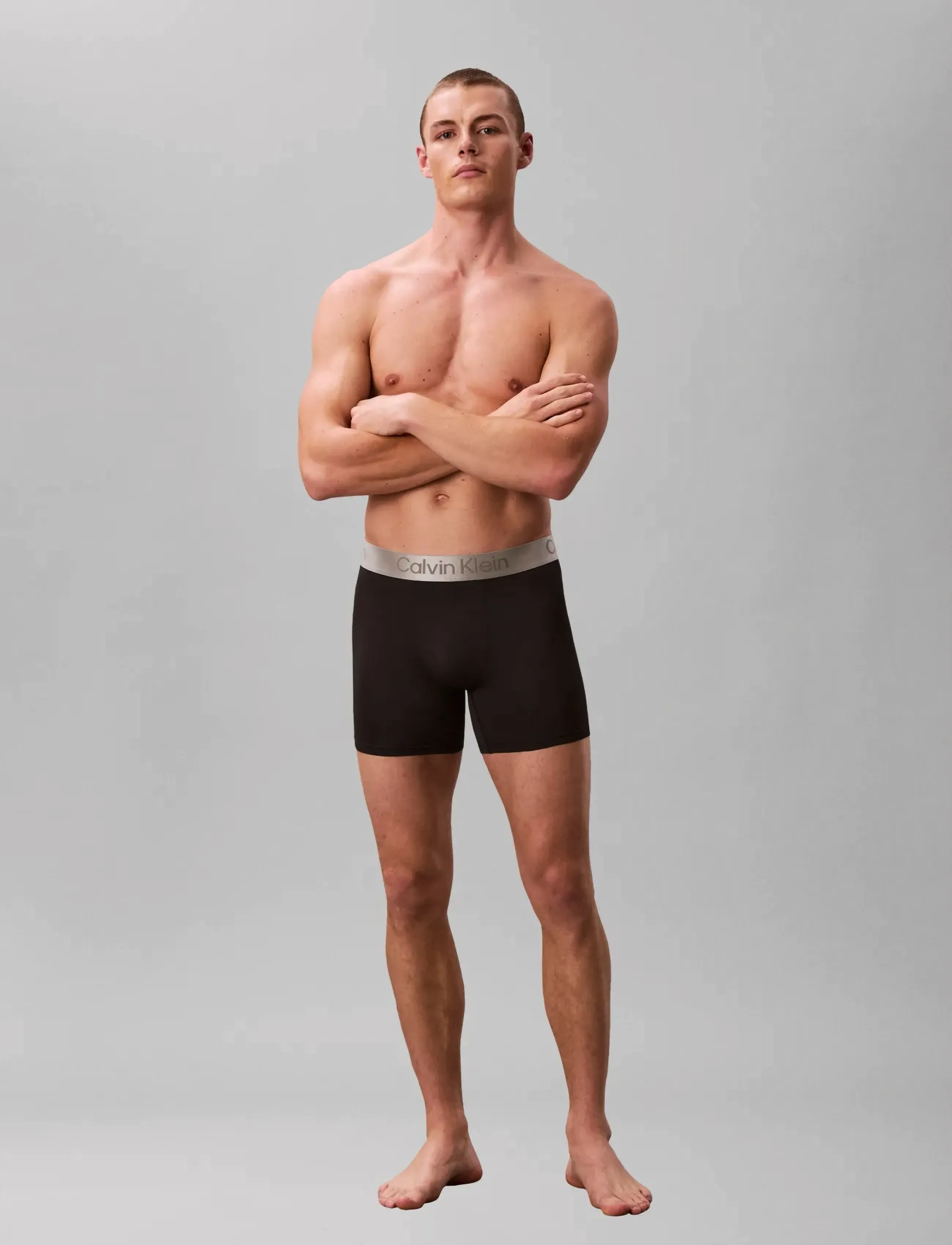 Calvin Klein - BOXER BRIEF 3PK - multipack kalsonger - black body w  moon mist logo  black - 2