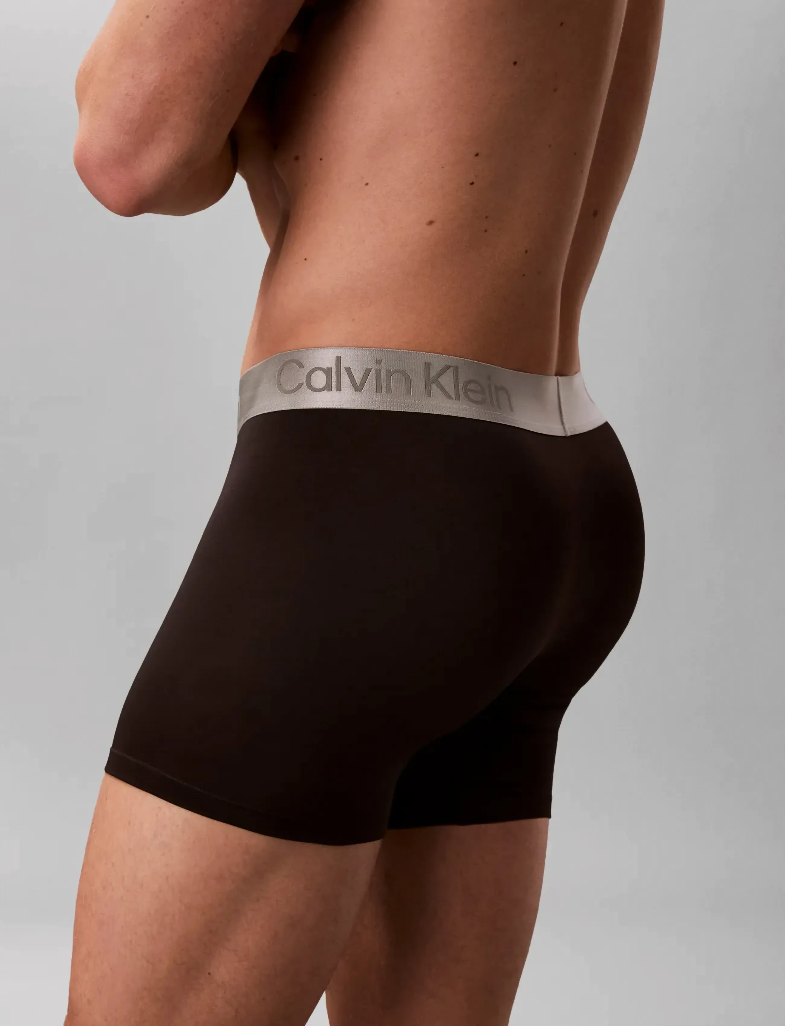 Calvin Klein - BOXER BRIEF 3PK - multipack kalsonger - black body w  moon mist logo  black - 4