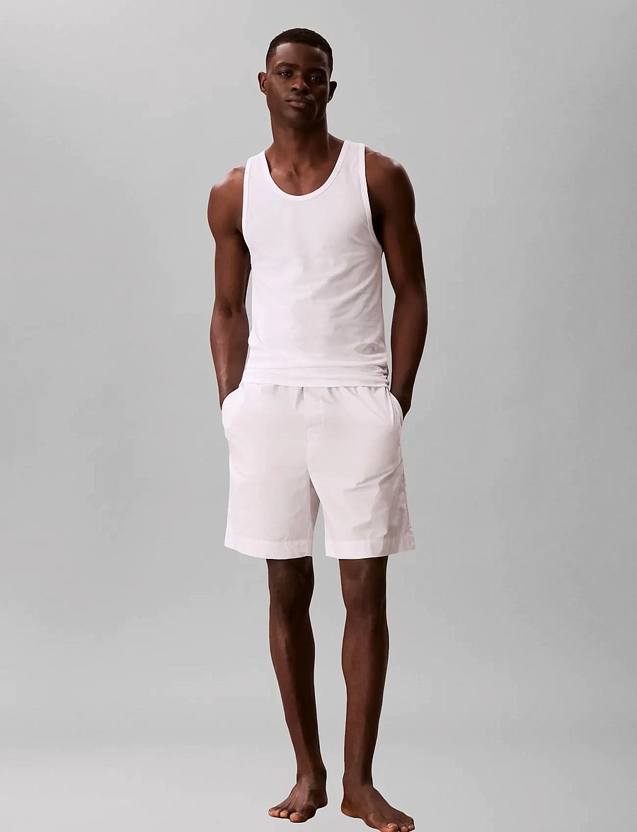 Calvin Klein - TANK 3PK - pyjamasöverdelar - black blue descent white - 0