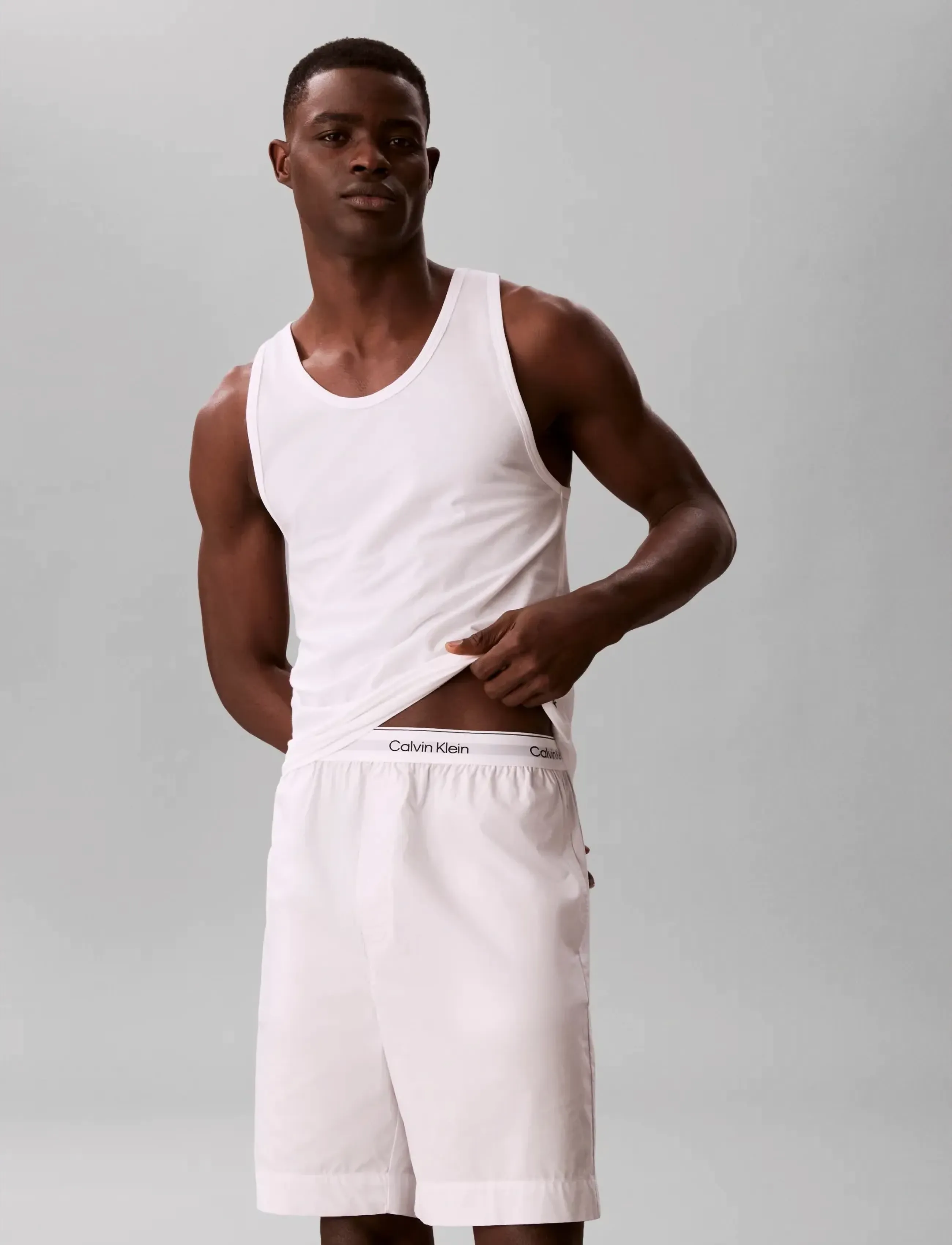 Calvin Klein - TANK 3PK - pyjamasöverdelar - black blue descent white - 2