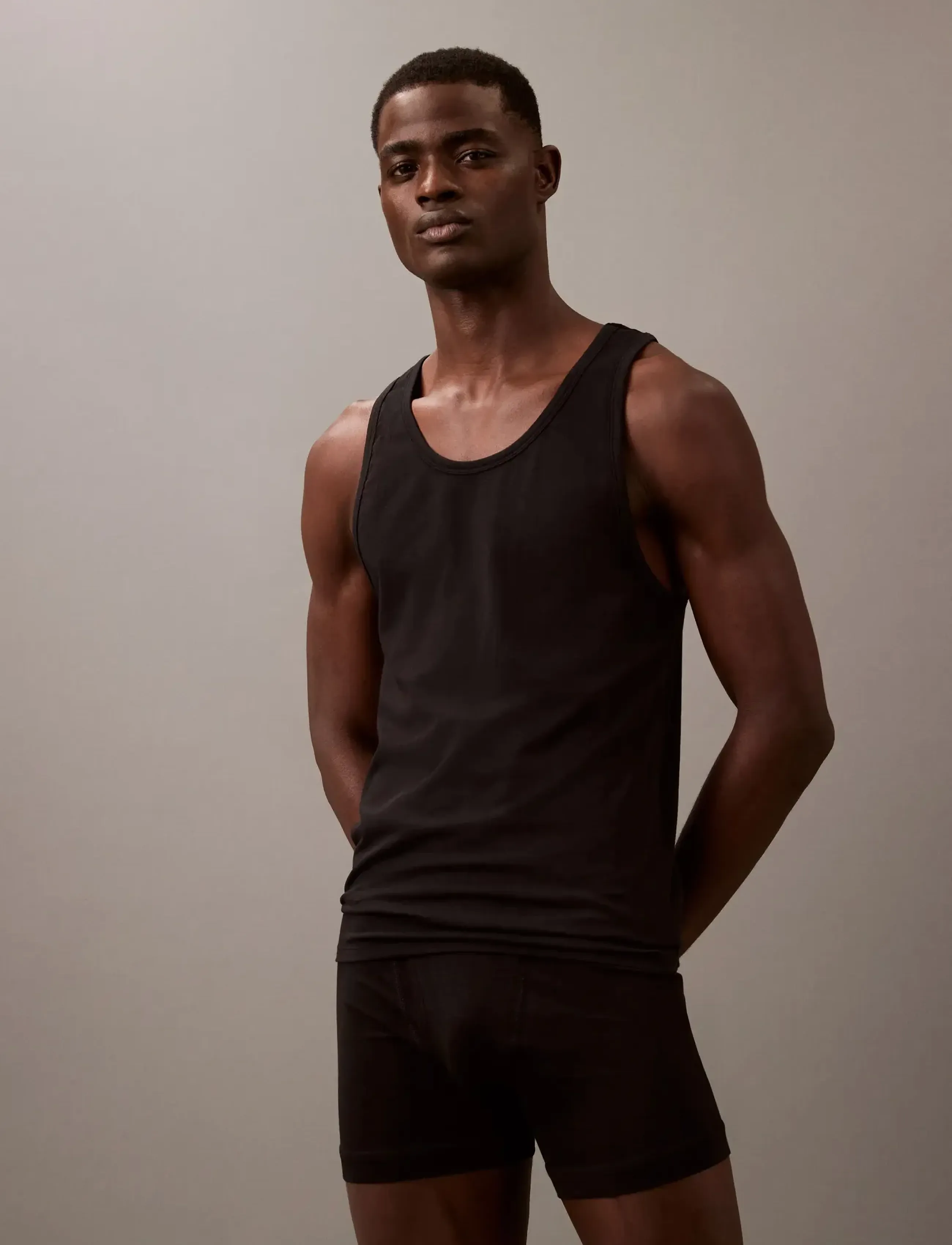 Calvin Klein TANK 3PK - Pyjamas - BLACK / black