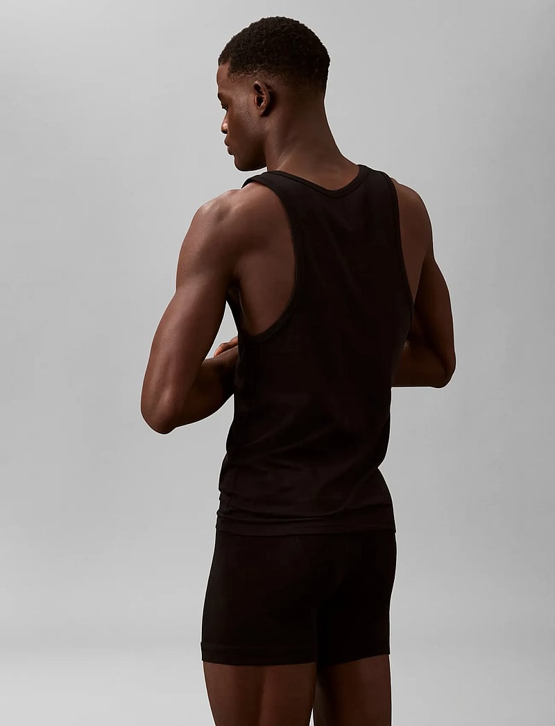 Calvin Klein - TANK 3PK - topy do piżam - black - 2
