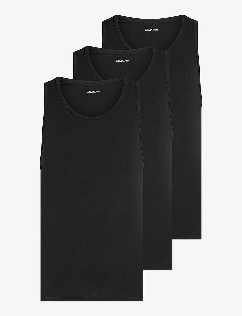 Calvin Klein - TANK 3PK - pyjama tops - black, black, black - 1