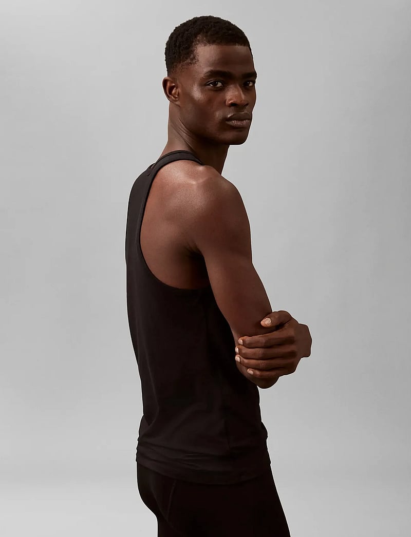 Calvin Klein - TANK 3PK - pyjama tops - black, black, black - 3