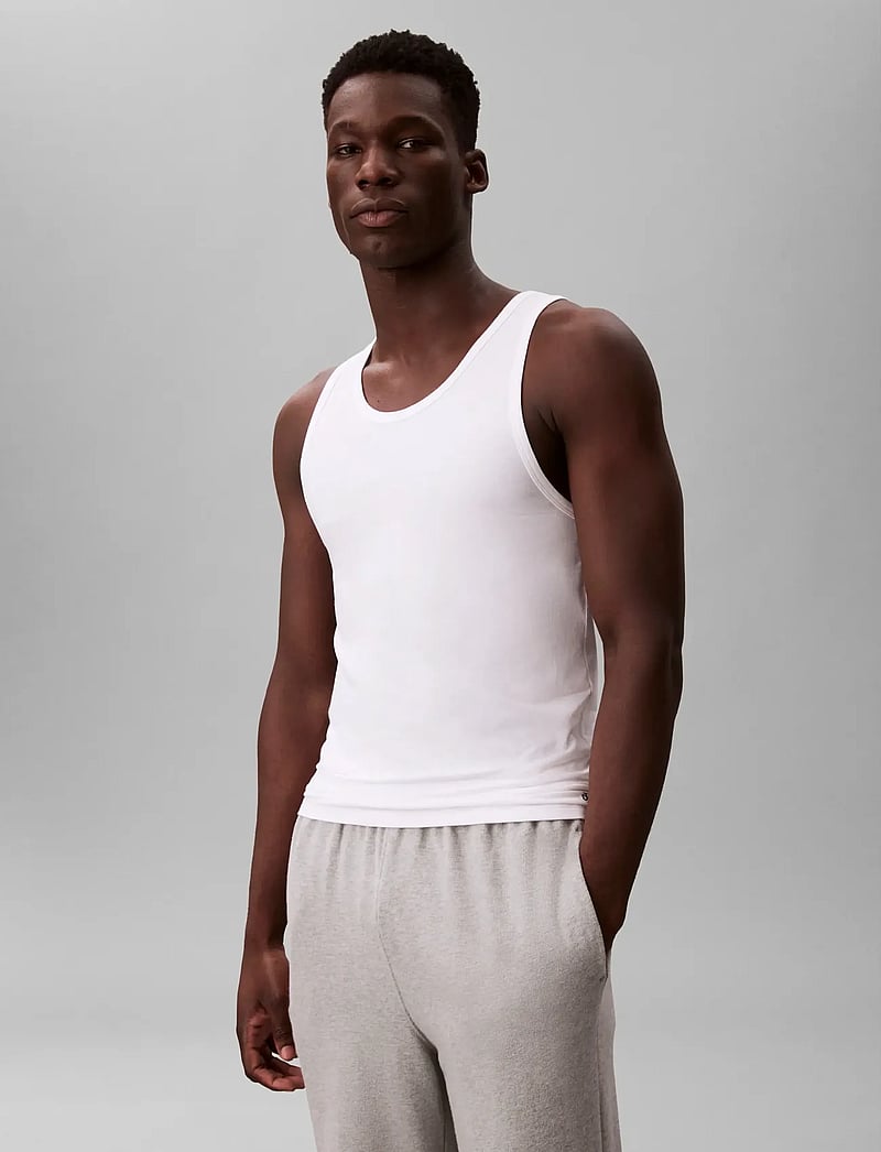 Calvin Klein - TANK 3PK - nattrøjer - white - 3