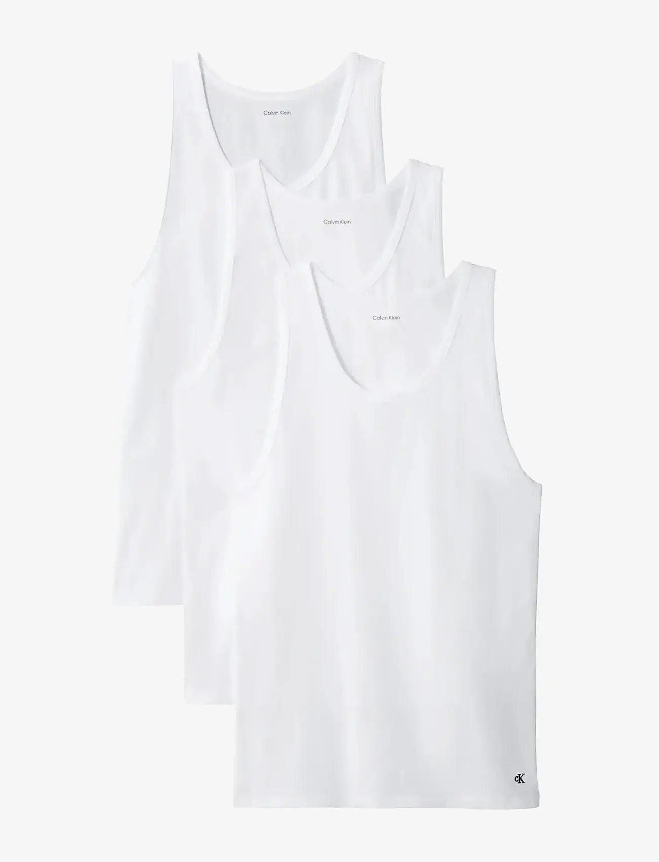Calvin Klein - TANK 3PK - pyjama tops - white, white, white - 1