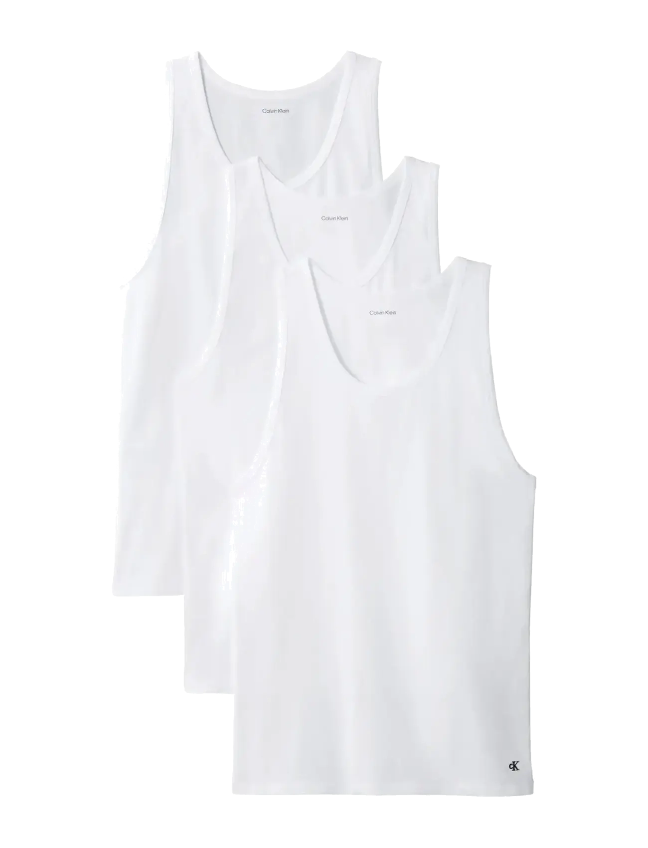 Calvin Klein TANK 3PK - T-Shirts - WHITE, WHITE, WHITE / white