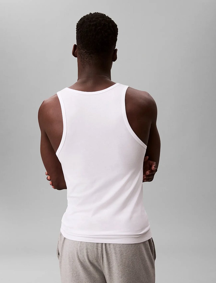 Calvin Klein - TANK 3PK - pyjamasöverdelar - white, white, white - 4