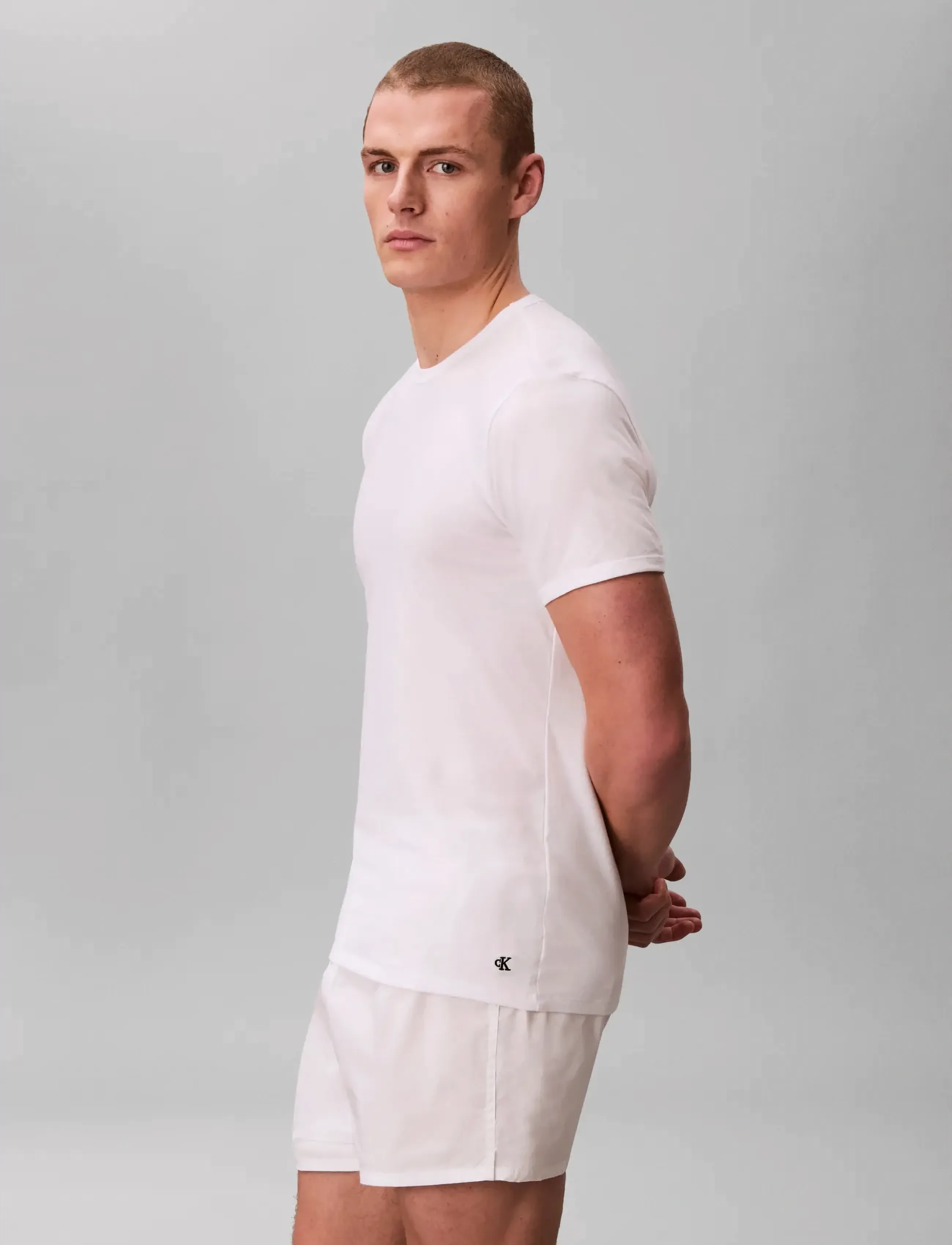 Calvin Klein S/S Crew Neck 3Pk t-shirts - bas herr – bild 5