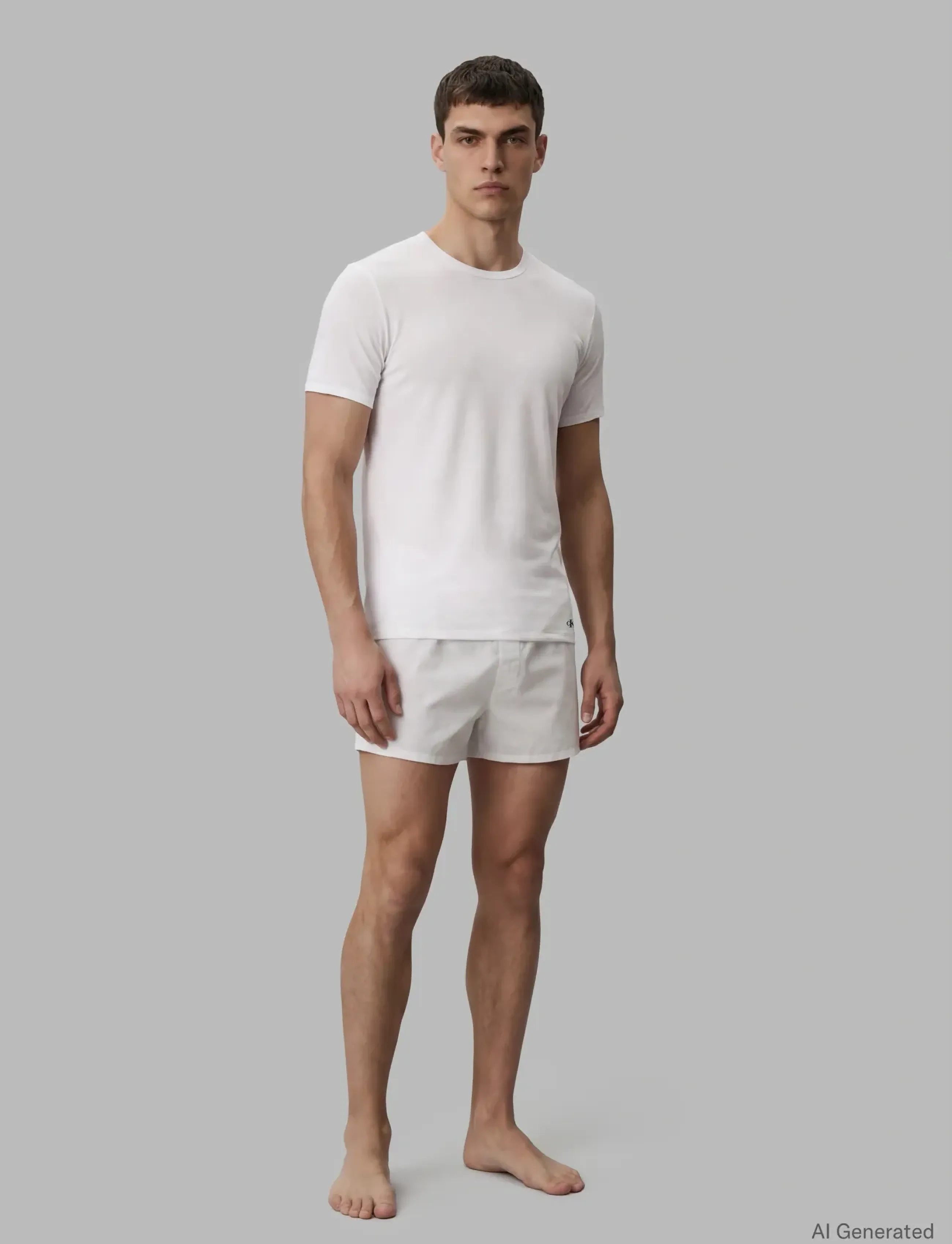 Calvin Klein S/S CREW NECK 3PK - Underkläder - BLACK BLUE DESCENT WHITE / multi