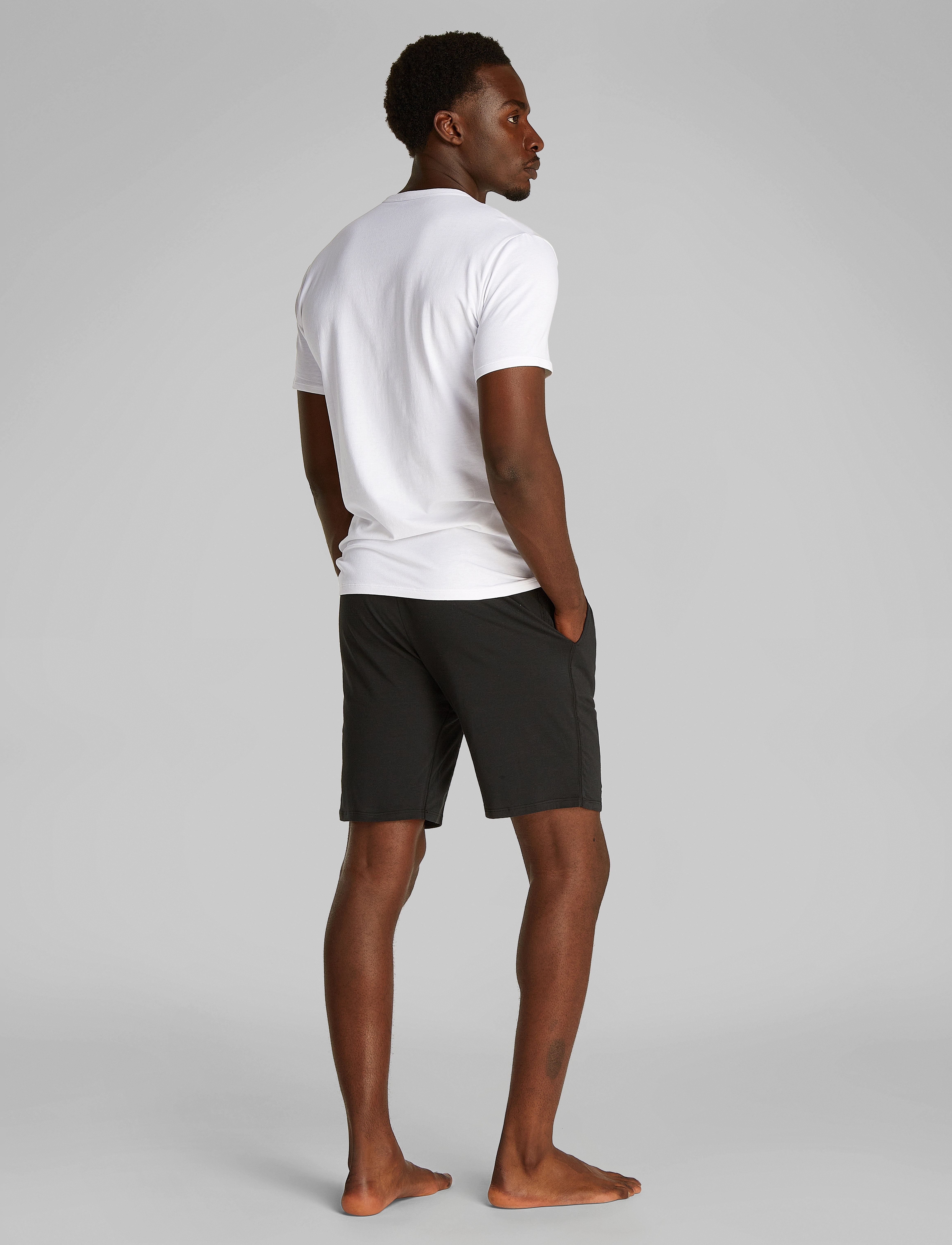Calvin Klein - S/S CREW NECK 3PK - nattrøjer - white, grey heather, sterling blue - 2