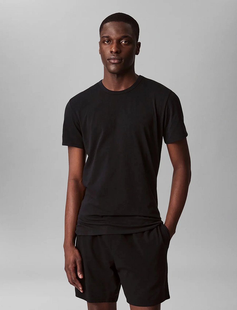 Calvin Klein - S/S CREW NECK 3PK - t-särkide multipakk - black - 0