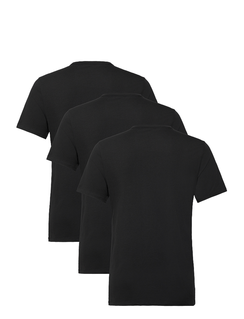 Calvin Klein - S/S CREW NECK 3PK - t-shirts im multipack - black, black, black - 2