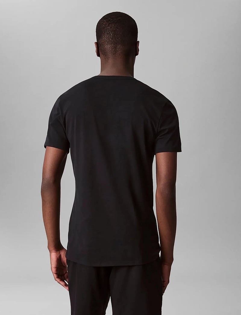 Calvin Klein - S/S CREW NECK 3PK - t-shirts im multipack - black, black, black - 4