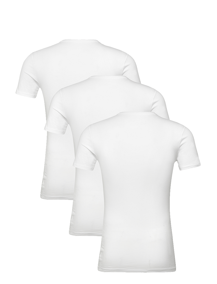 Calvin Klein - S/S CREW NECK 3PK - t-shirts im multipack - white - 2