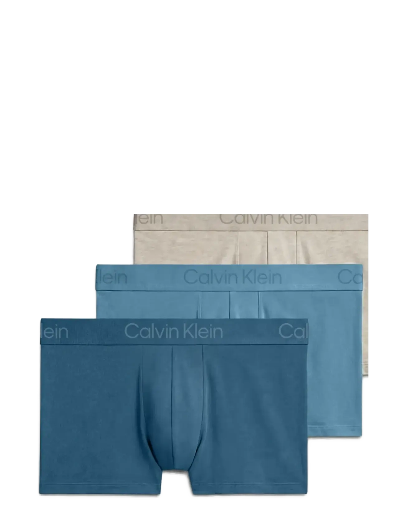 TRUNK 3PK - OATMEAL HEATHER GULF BLUE  LIBERTY