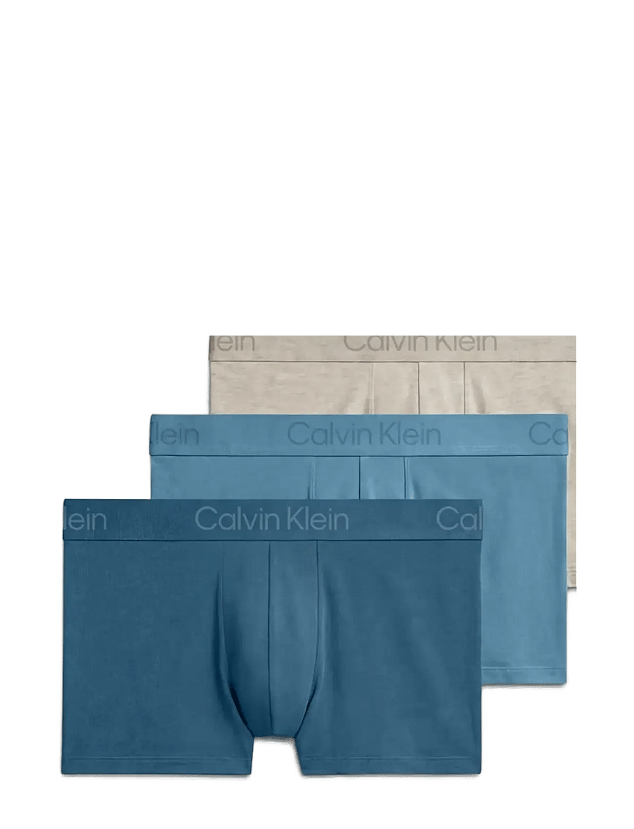 Calvin Klein - TRUNK 3PK - oatmeal heather gulf blue liberty - 1