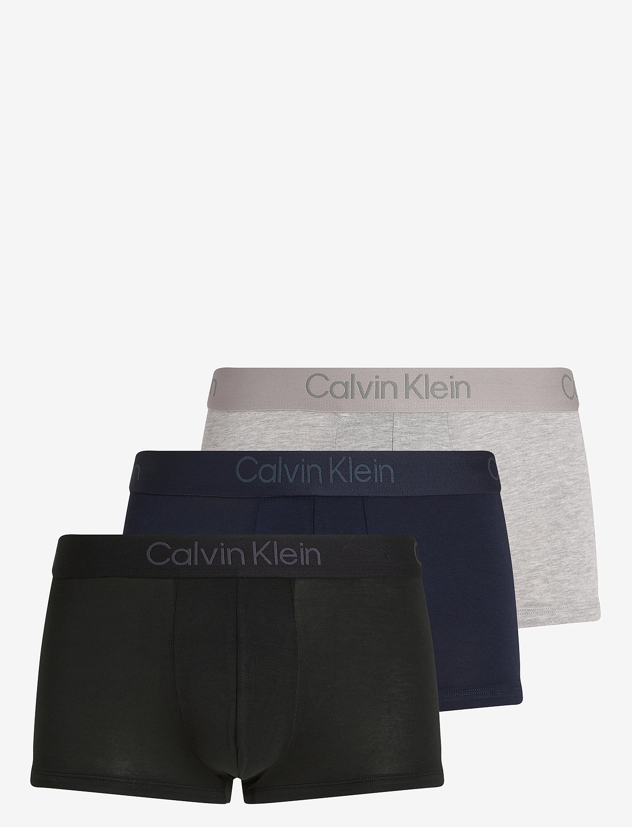 Calvin Klein - TRUNK 3PK - aluspükste mitmikpakk - b10 grey heather/black/shoreline - 1