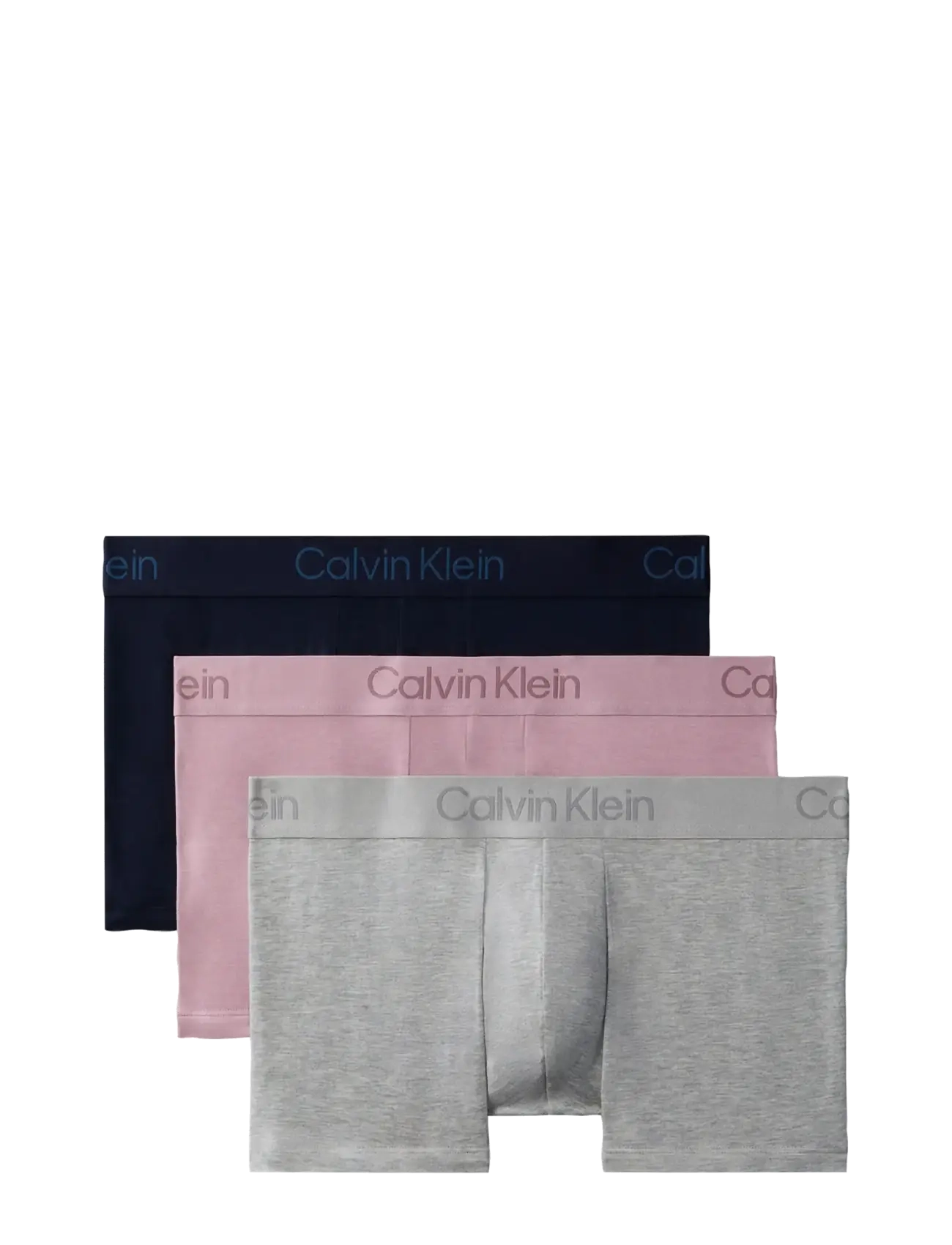 Calvin Klein TRUNK 3PK - Underbukser - DARK SAPPHIRE DUSTY ORCHID GREY HEA / navy