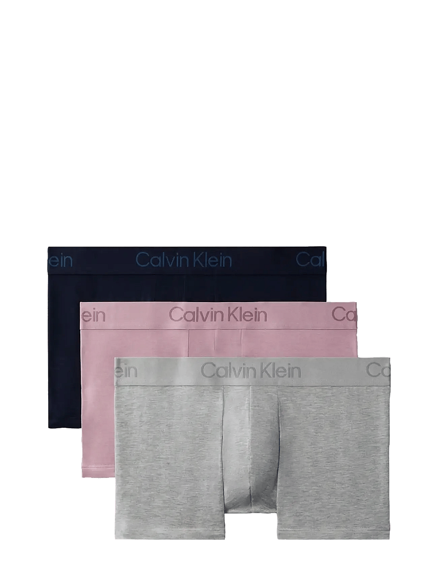 Calvin Klein - TRUNK 3PK - multipack underbukser - dark sapphire dusty orchid grey hea - 1