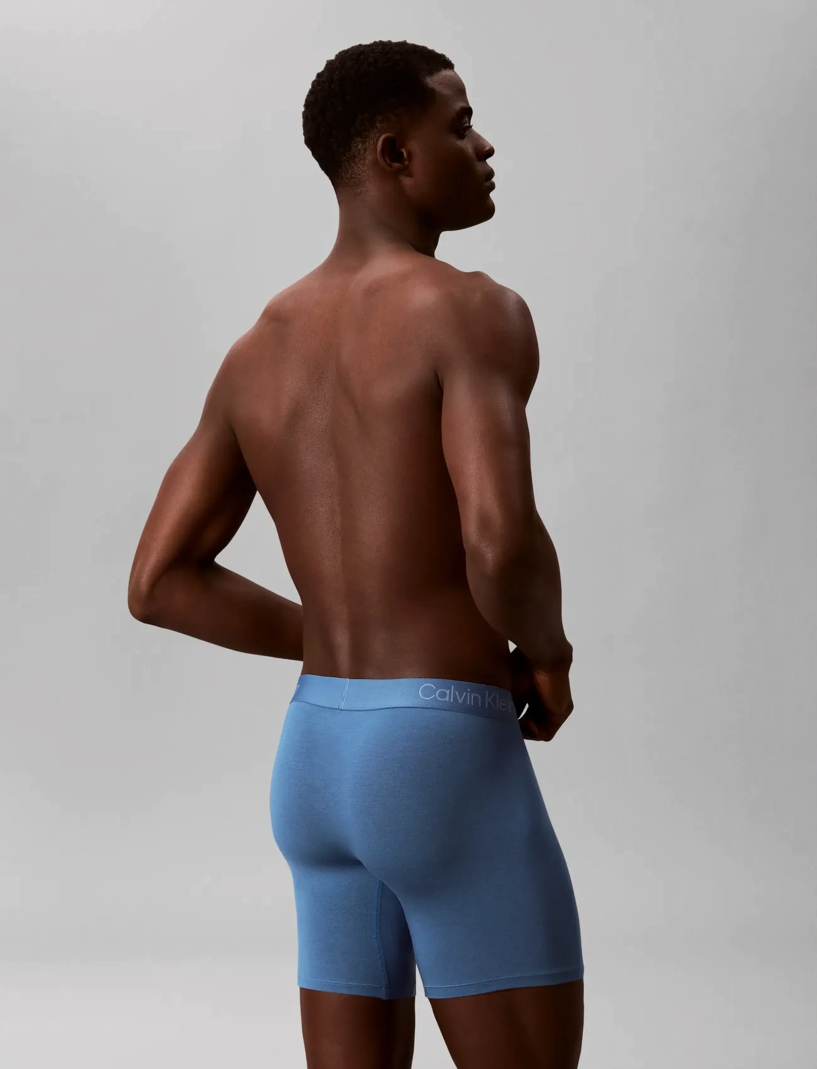 Calvin Klein - BOXER BRIEF 3PK - oatmeal heather gulf blue  liberty - 2