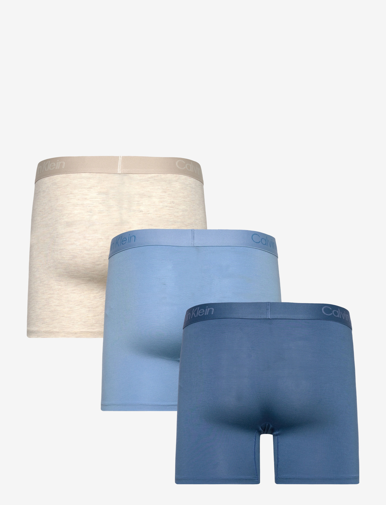Calvin Klein - BOXER BRIEF 3PK - multipack kalsonger - oatmeal heather gulf blue  liberty - 4
