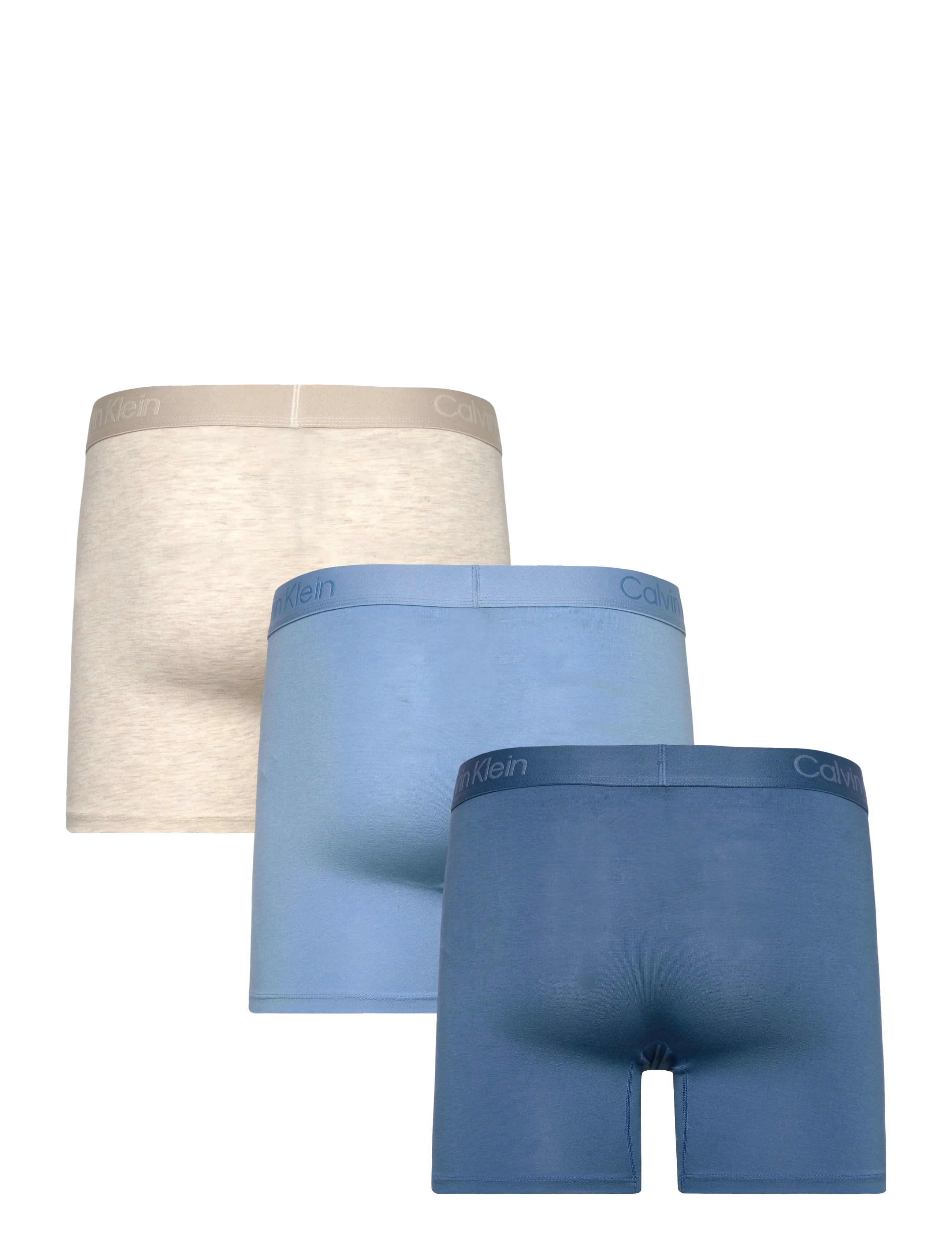 Calvin Klein - BOXER BRIEF 3PK - oatmeal heather gulf blue  liberty - 4