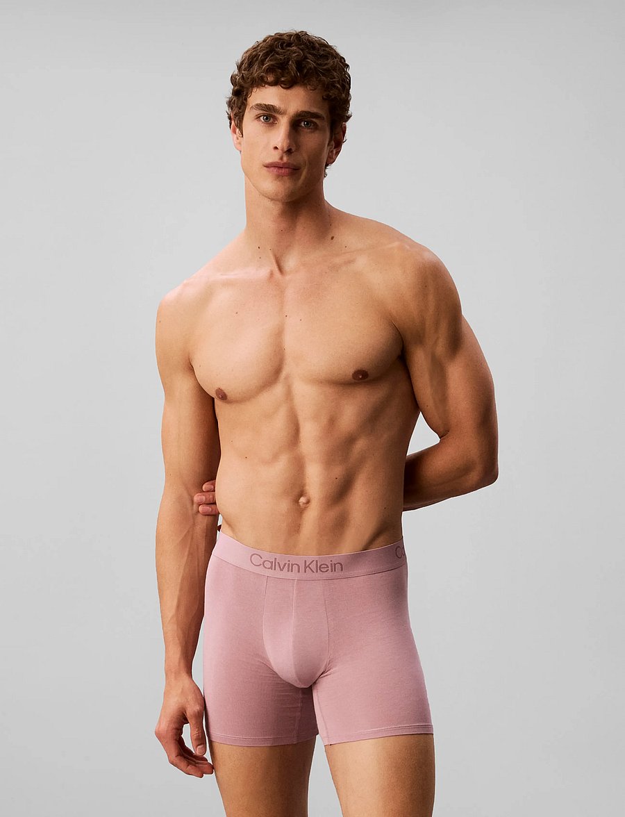 Calvin Klein - BOXER BRIEF 3PK - dark sapphire dusty orchid grey hea - 0