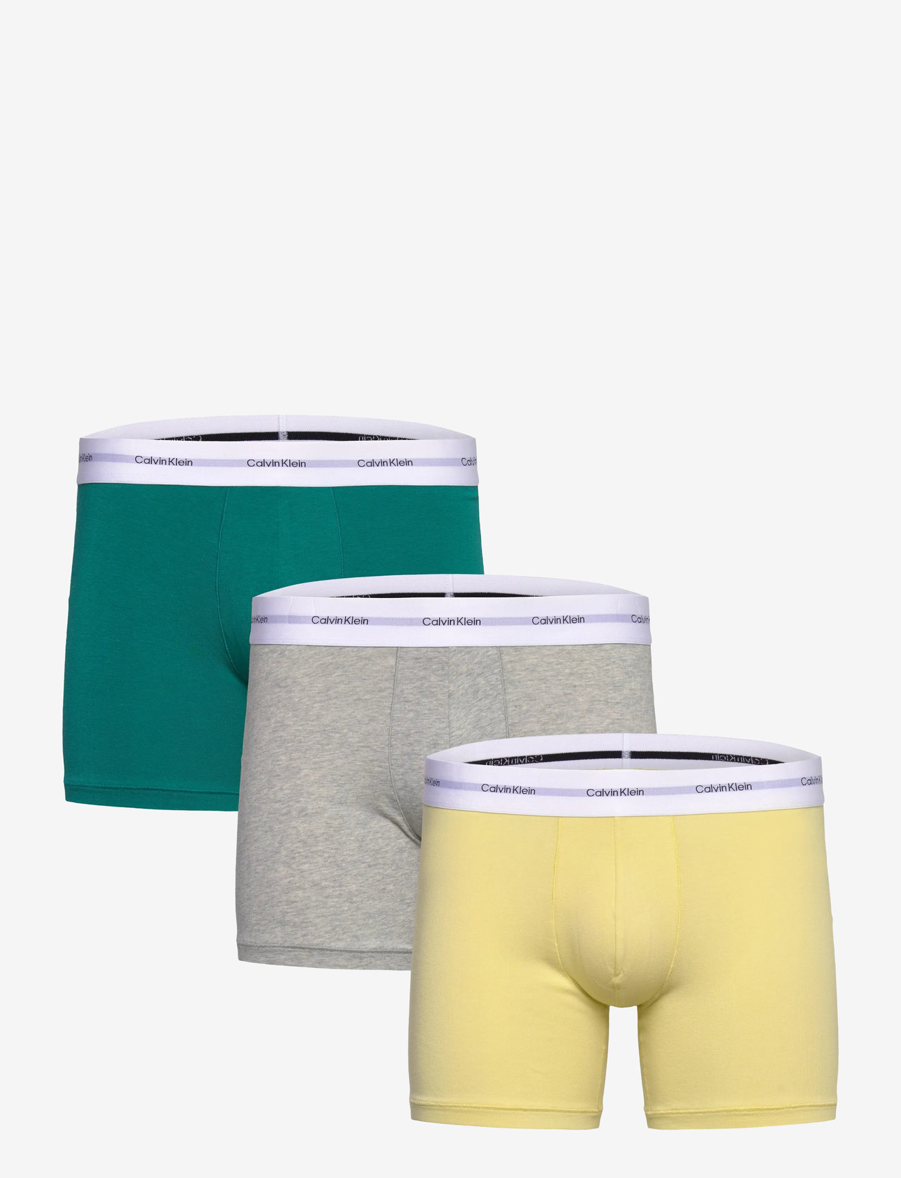 Calvin Klein - BOXER BRIEF 3PK - garden glade, gr heather, lively tl - 0
