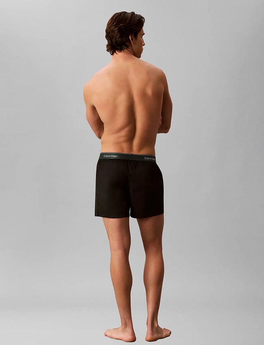 Calvin Klein - BOXER SLIM 3PK - multipack kalsonger - black w darkest spruce wb black w - 3