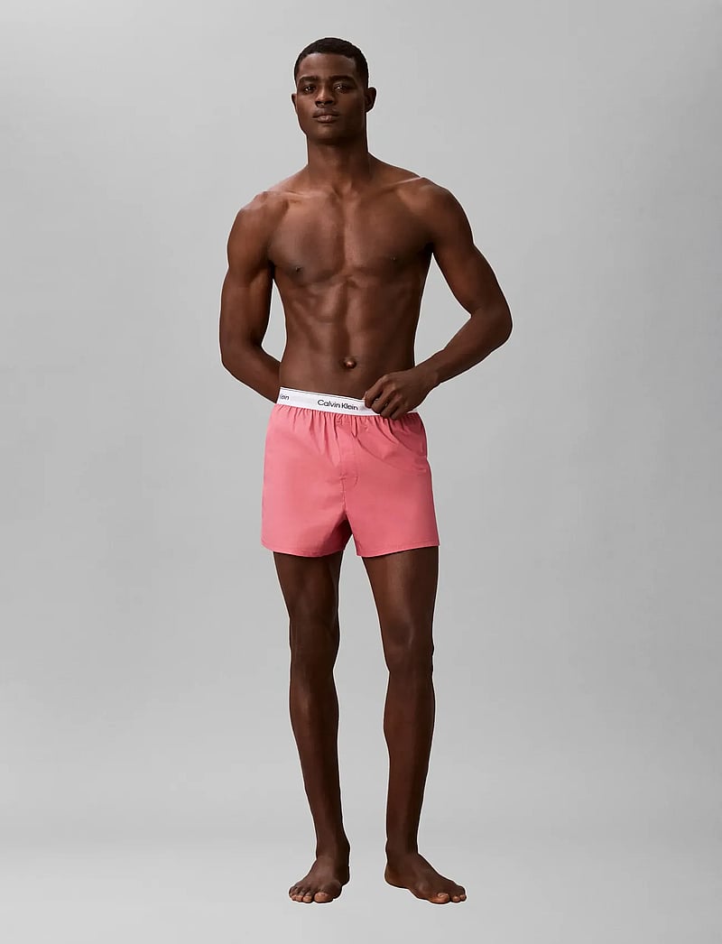 Calvin Klein - BOXER SLIM 3PK - multipack underbukser - brilliant pink gulf blue grey heath - 2