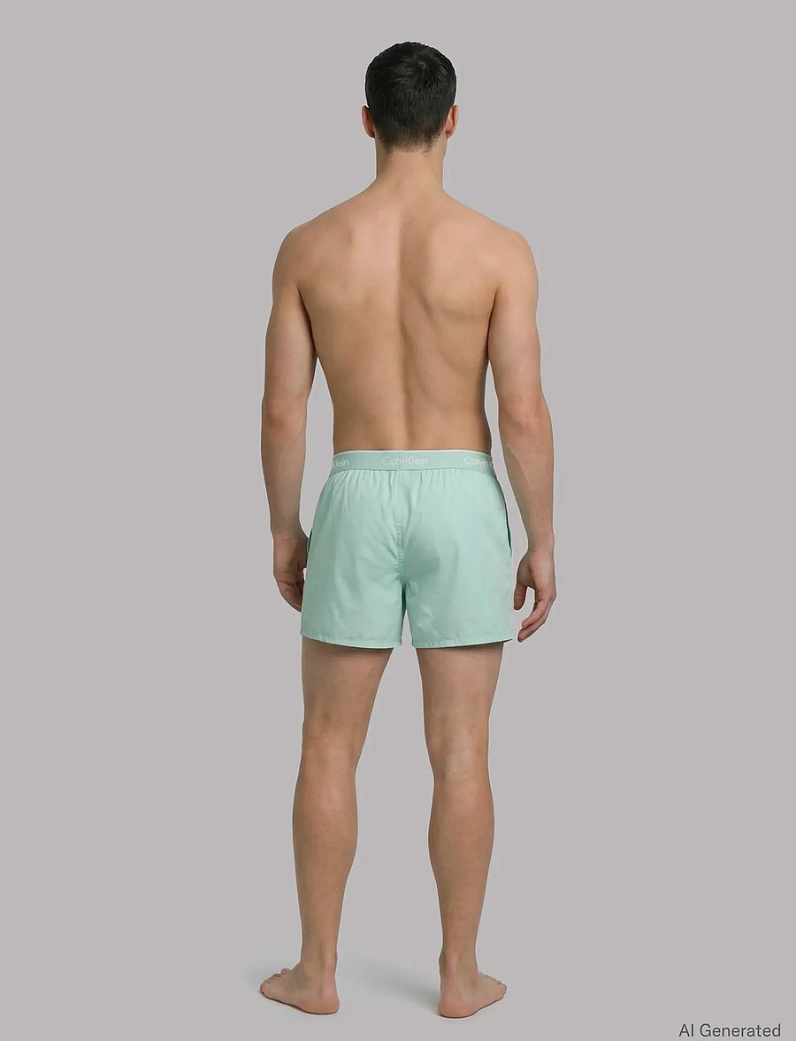 Calvin Klein - BOXER SLIM 3PK - aluspükste mitmikpakk - shoreline w dtm wb misty grey w - 3