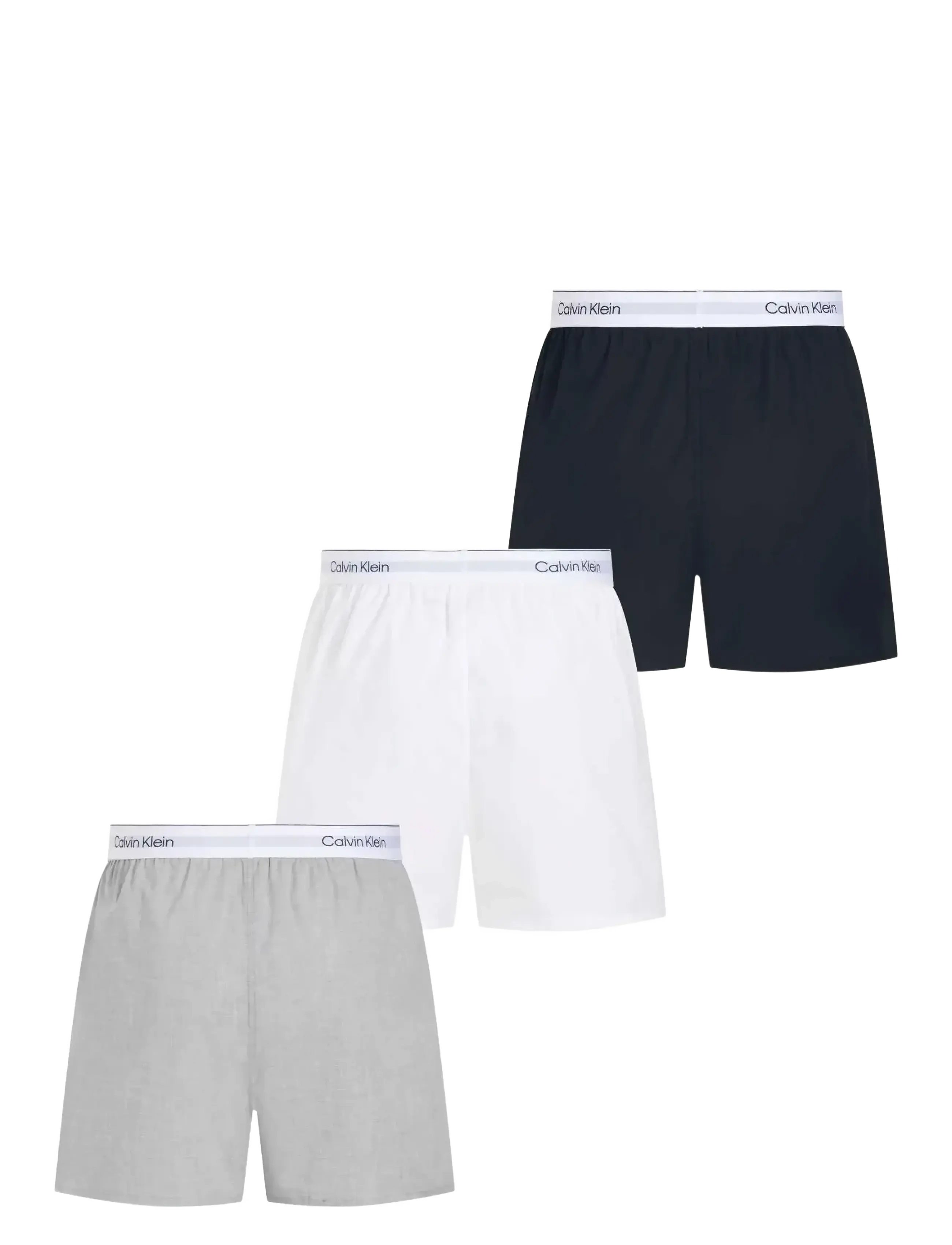 Calvin Klein - BOXER SLIM 3PK - multipack underpants - 1 grey heather   1 white   1 black - 2