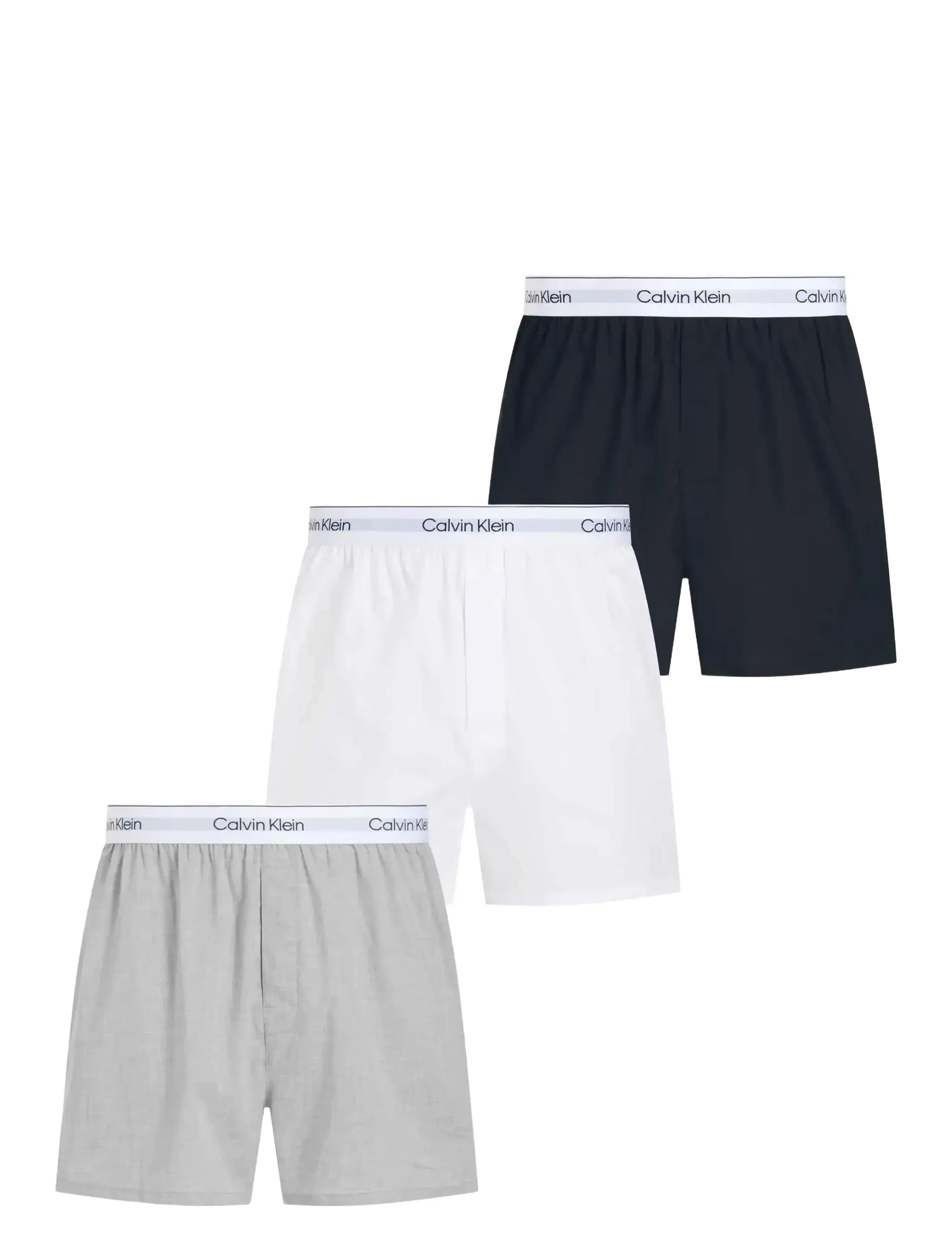 Calvin Klein BOXER SLIM 3PK - Boxershorts - BLACK/BLACK/BLACK / black