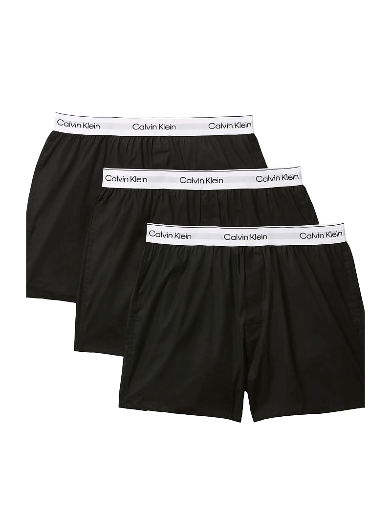 Calvin Klein - BOXER SLIM 3PK - multipack underpants - black black black - 2
