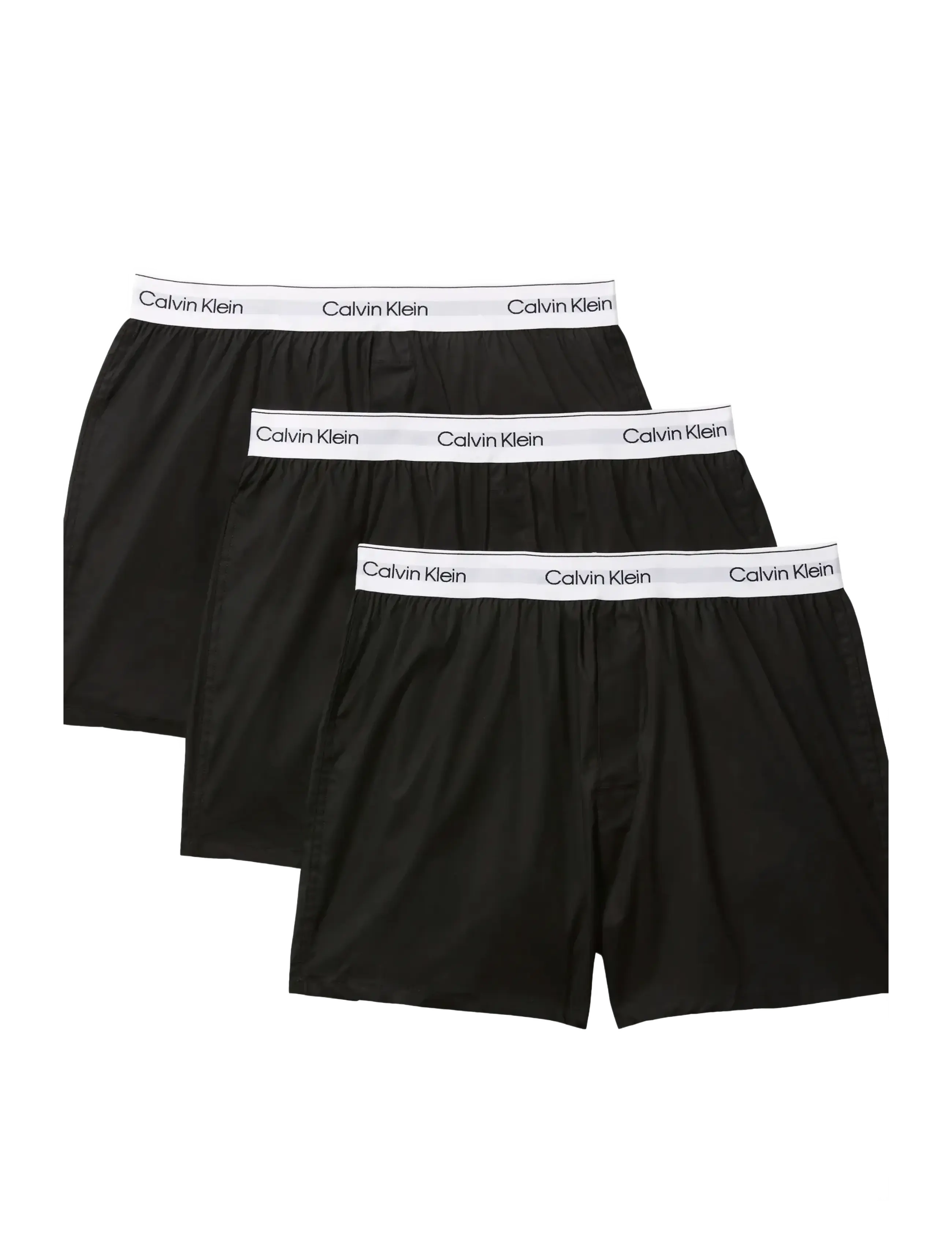 Calvin Klein - BOXER SLIM 3PK - boxer-nærbuxur - black black black - 2