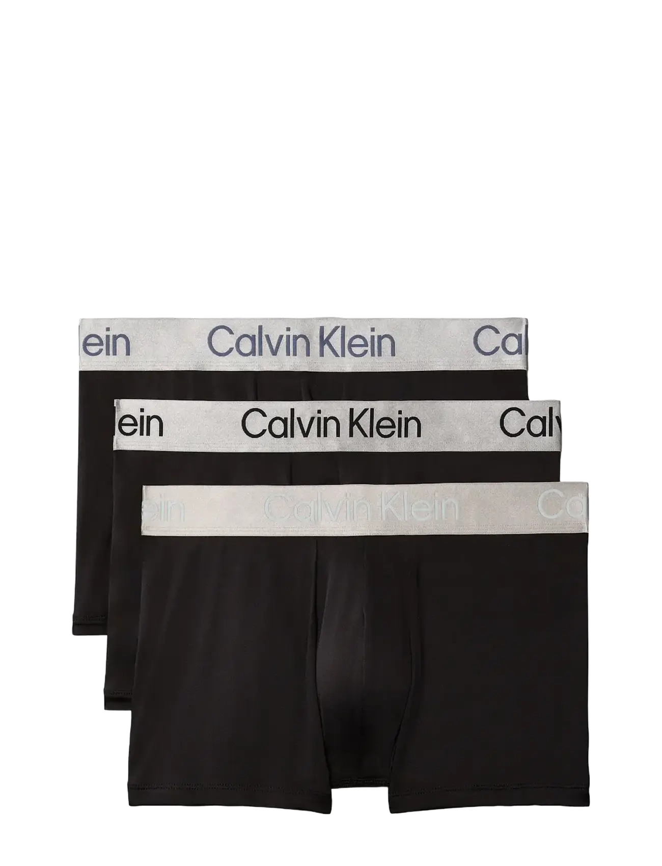 Calvin Klein TRUNK 3PK - Bokserid - BLACK BODIES W BLACK GRISAILLE PALE / black