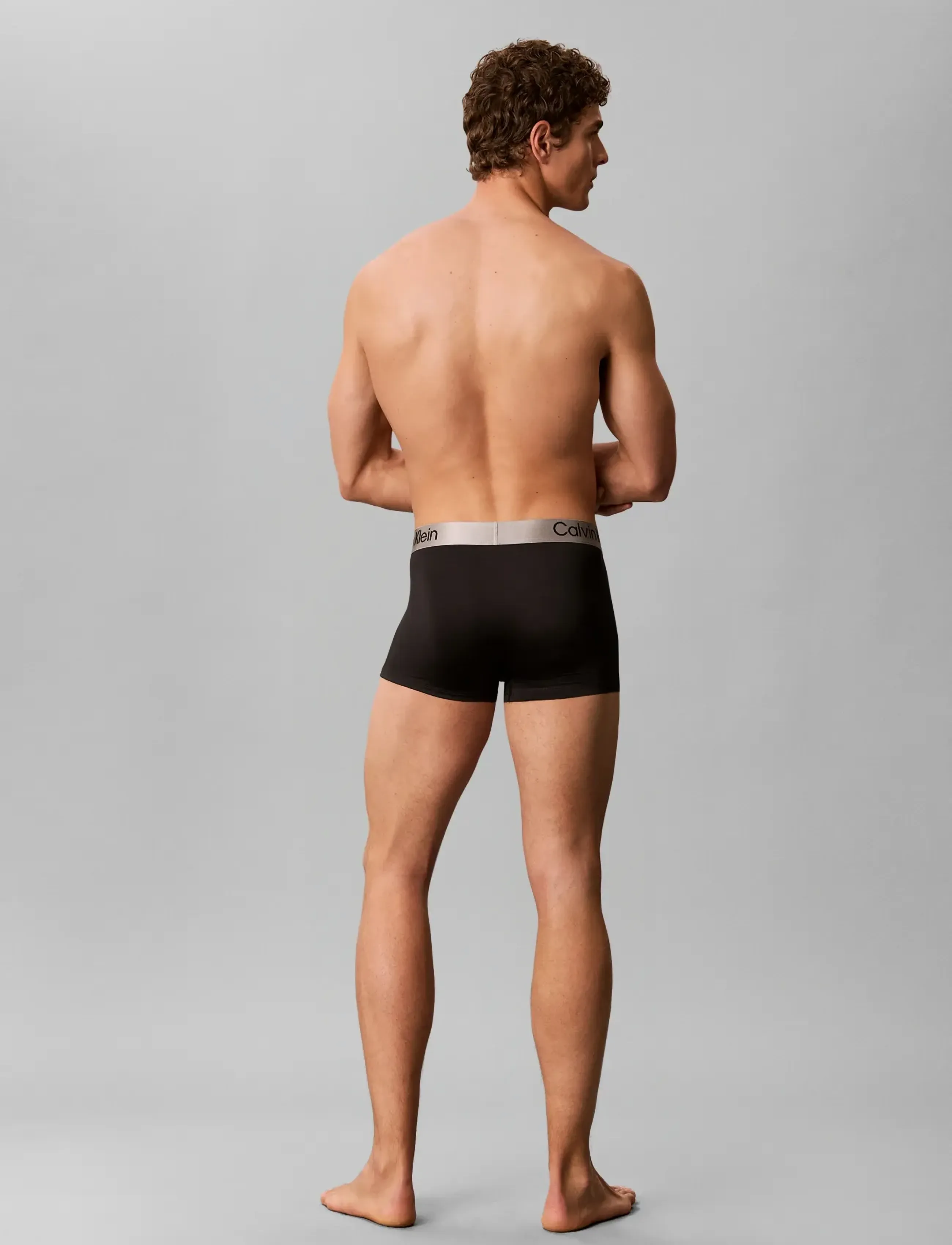 Calvin Klein - TRUNK 3PK - multipakk aluspüksid - black bodies w black grisaille pale - 4