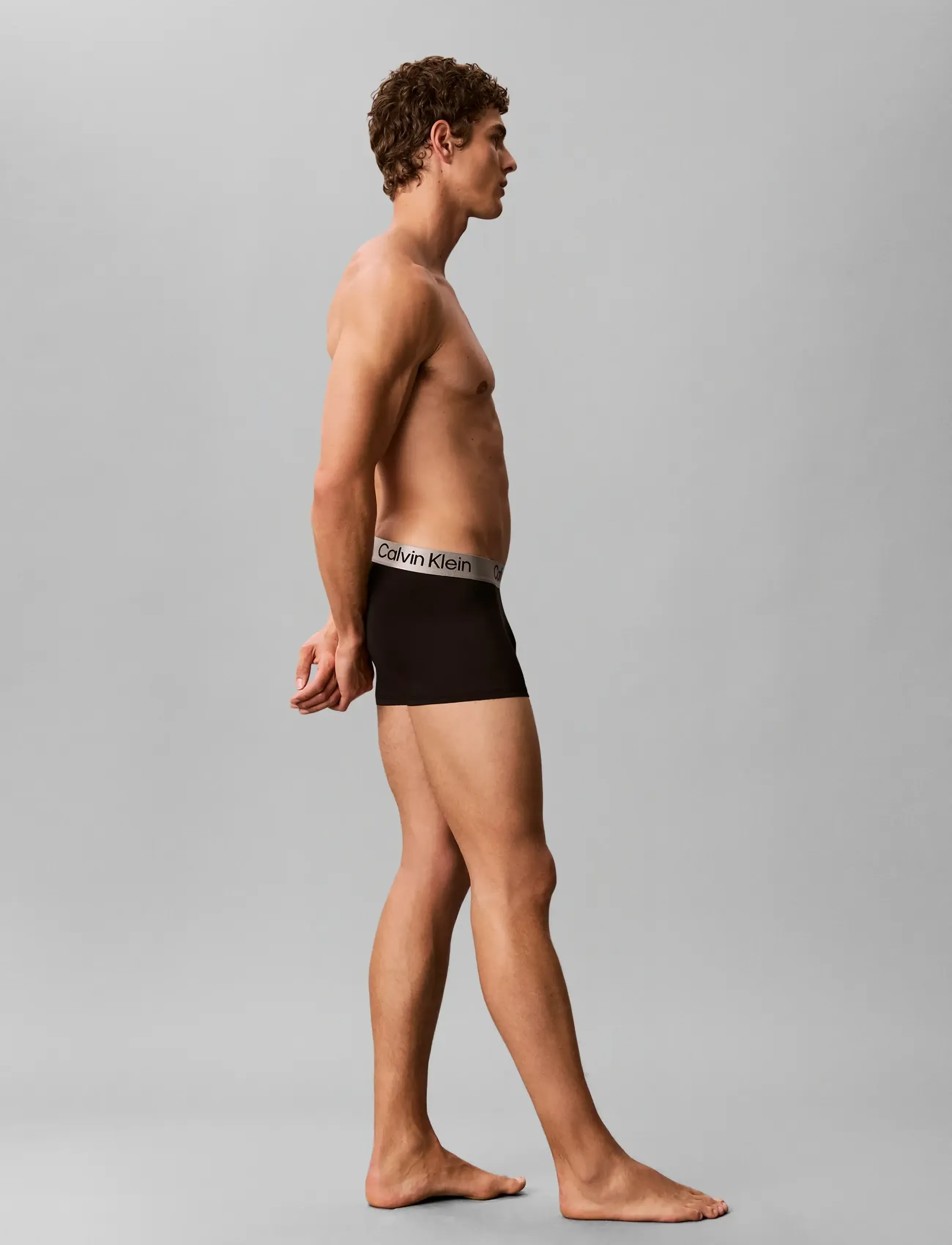 Calvin Klein - TRUNK 3PK - multipakk aluspüksid - black bodies w black grisaille pale - 5