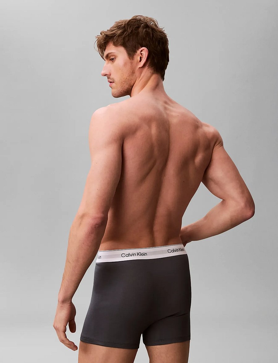 Calvin Klein - RELAXED FIT TRUNK 3PK - multipack underpants - white blue tulip turbulence - 3
