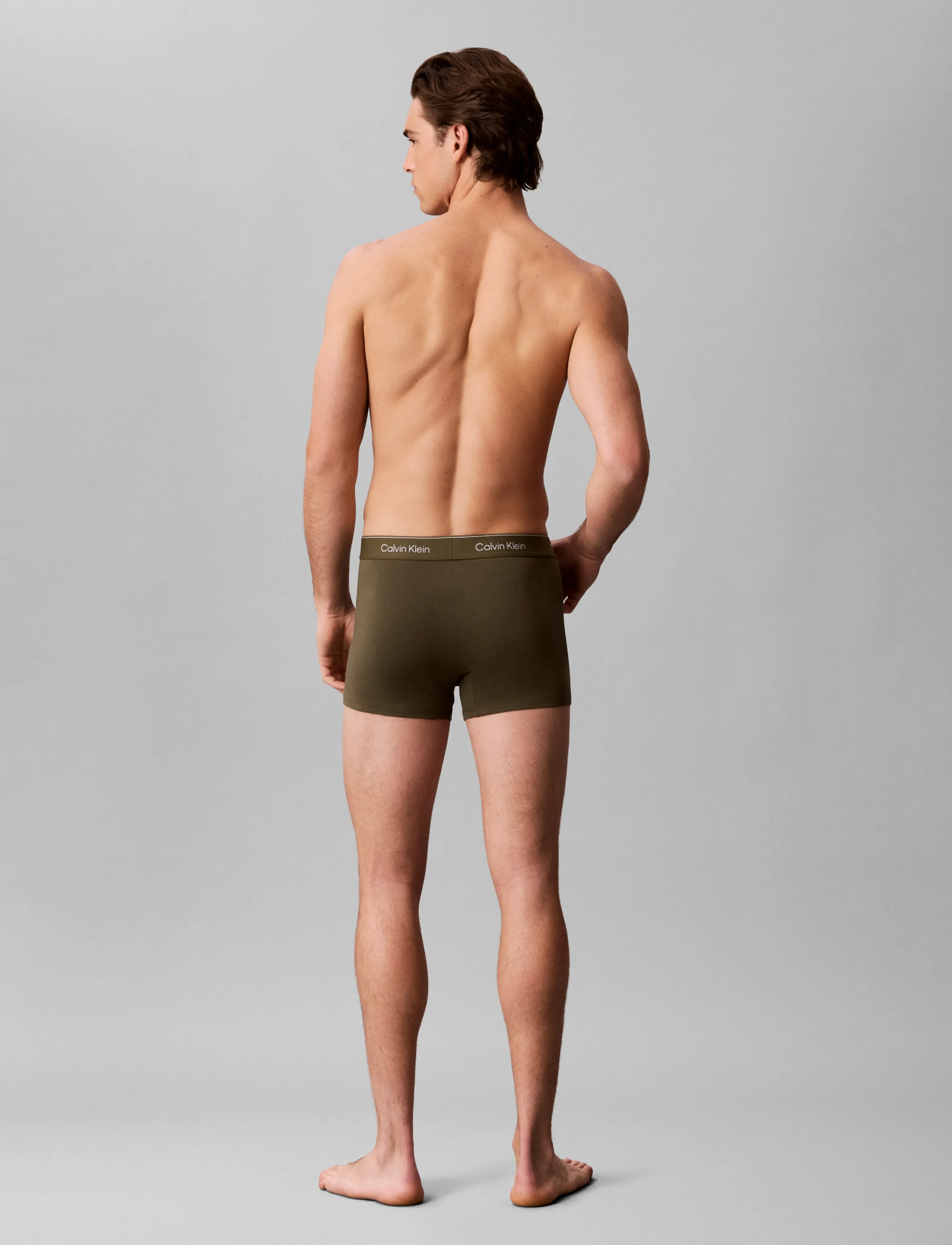 Calvin Klein - RELAXED FIT TRUNK 3PK - multipack underbukser - black triple stripe black olive nig - 4