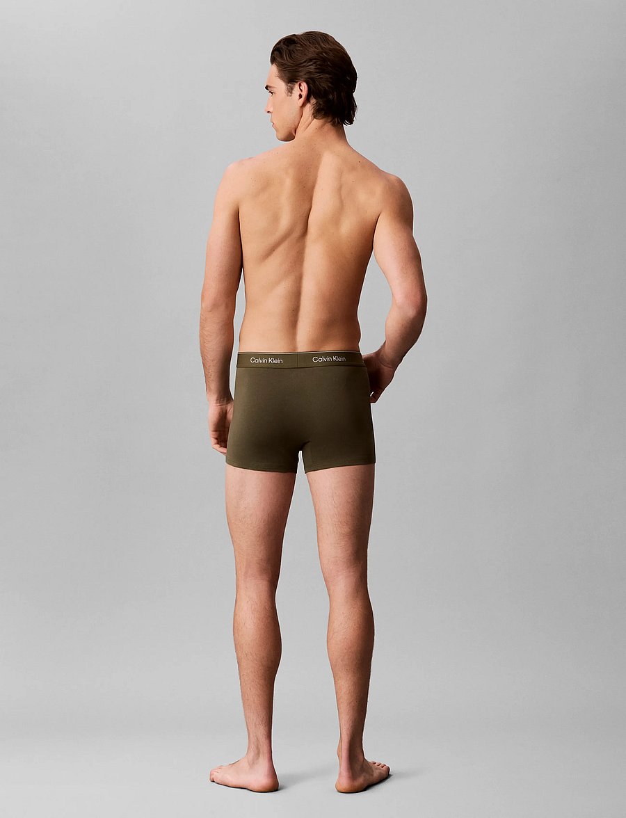 Calvin Klein - RELAXED FIT TRUNK 3PK - multipack underpants - black triple stripe black olive nig - 4