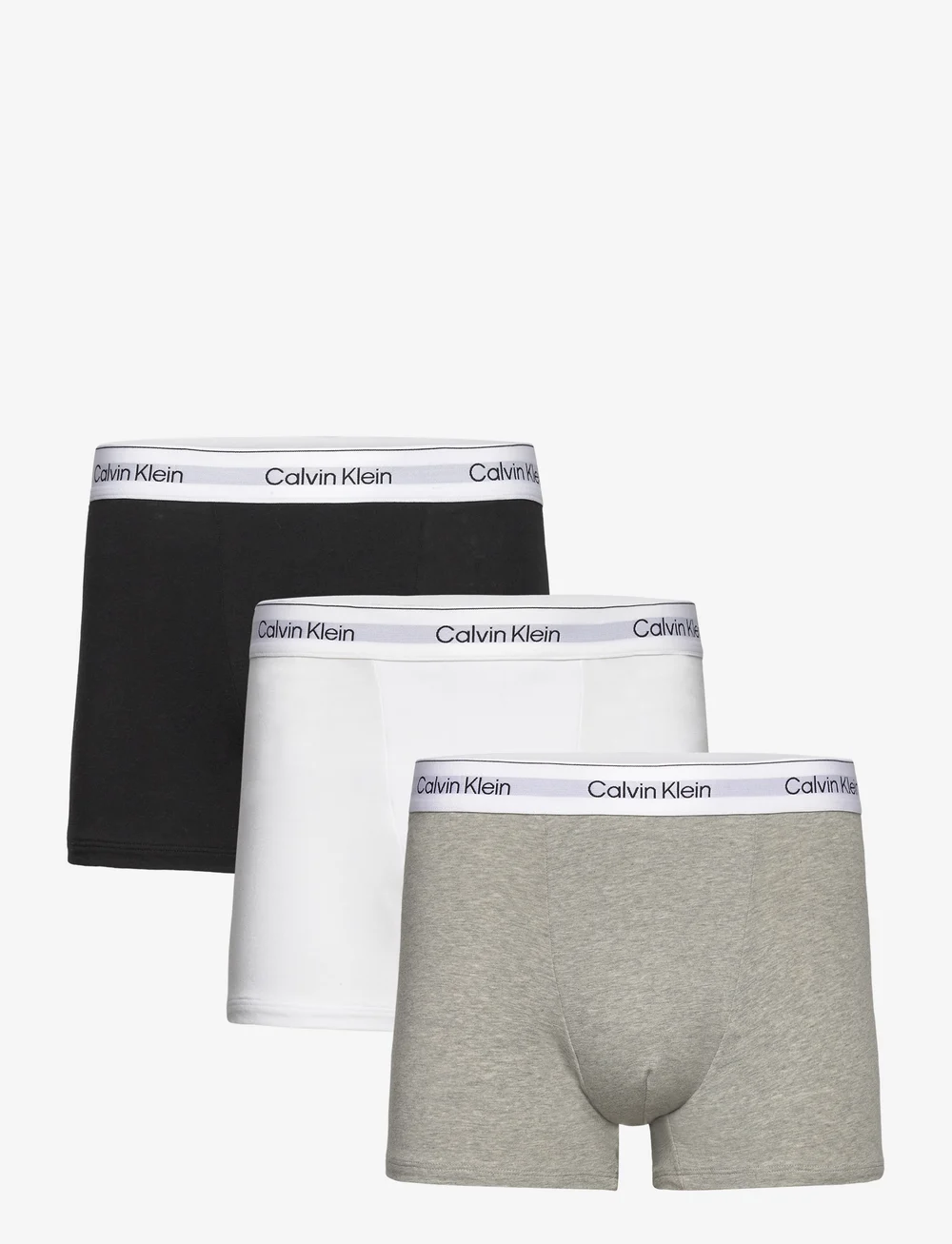 Calvin Klein - RELAXED FIT TRUNK 3PK - unterhosen im multipack - grey heather white black - 1